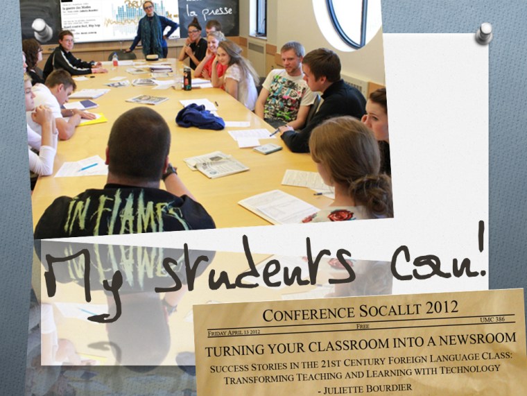 Juliette Bourdier, My Students Can!